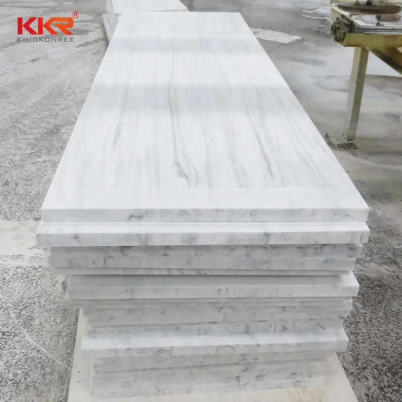 wholesale big slab acrylic artificial stone resin solid surface