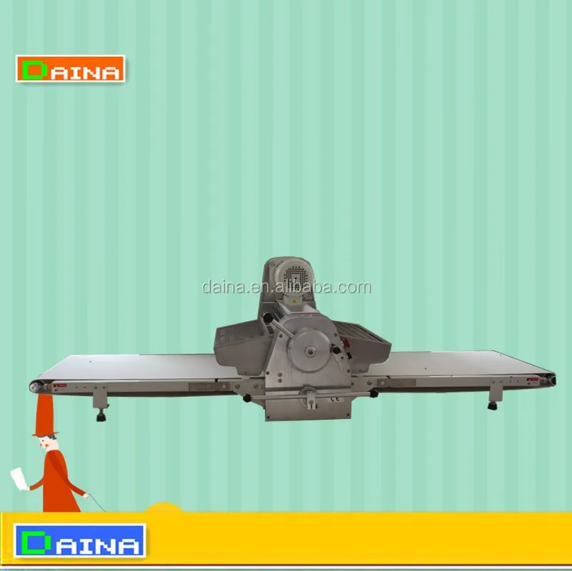 dough sheeter with working table