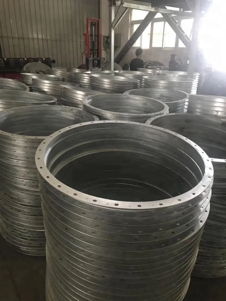 Galvanized steel Connector Round Duct Flange For Air Spiral Duct TDC duct flange