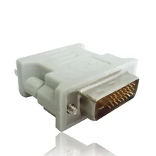DVI-I DVI-A Male to VGA SVGA HD 15 pin Female Analog Video Adapter for Graphics Card GPU Laptop,DVI to VGA LED Monitor Converter