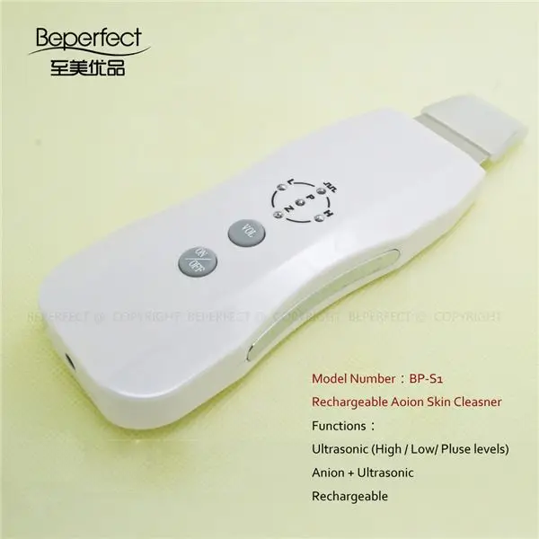 Private label ultrasonic anion blackhead remover tool
