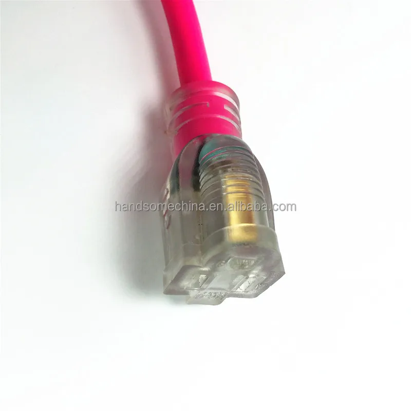 SJEOW Extreme Heavy Duty Cold Weather Indoor/Outdoor - Lighted LED Plug, Oil Water Weather Resistant extension cord