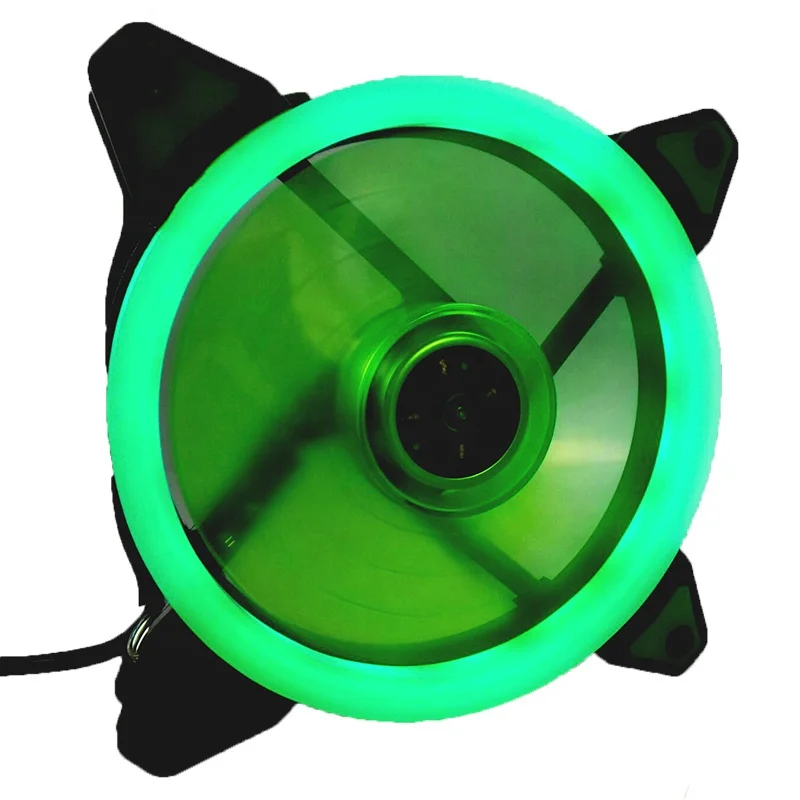 Computer silent 120mm slim LED 5inch cooling pc fan 120x120x25mm for gaming case blue red green
