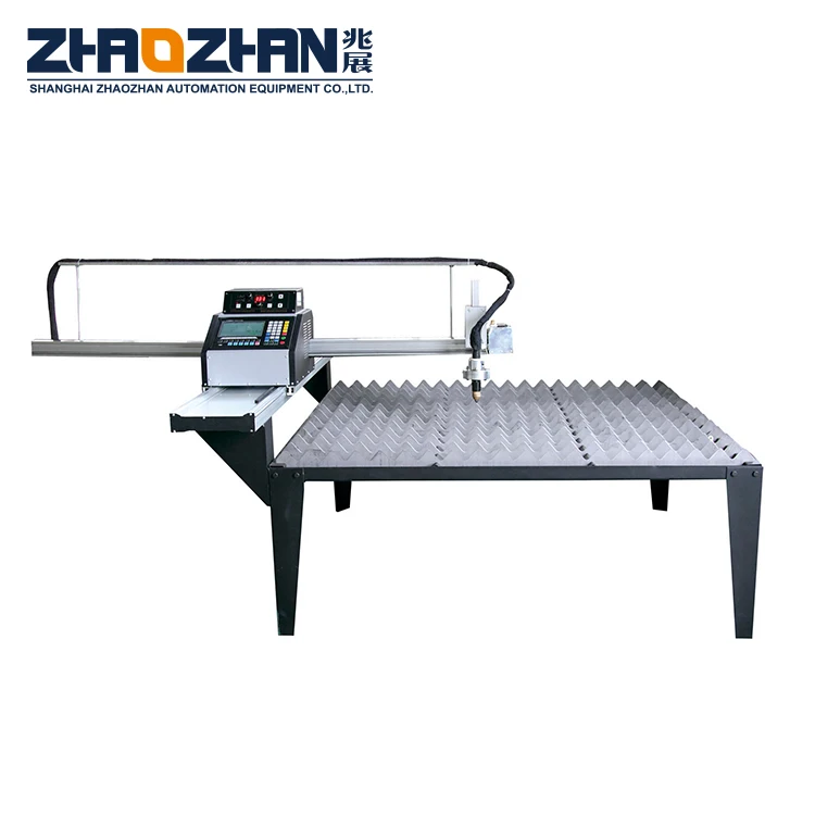 Portable aluminium profile cutting machine use optional plasma power supply