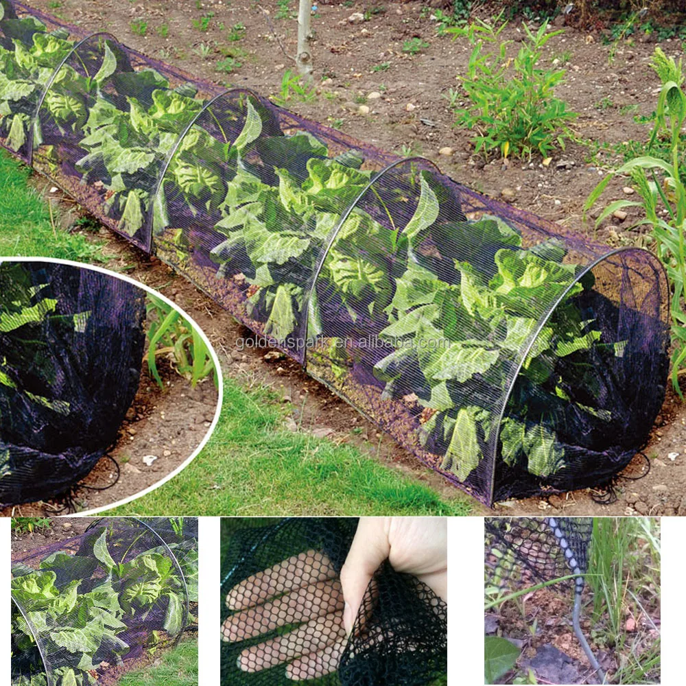 Garden Net Mesh Tunnel Cloche Grow Mini Greenhouse