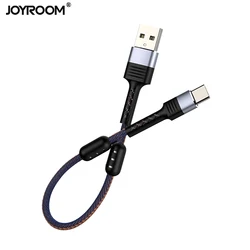 Joyroom data usb cable for android phone charger cables fabric micro usb cable
