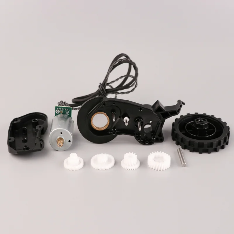 Quiet geared dc geared dc electric motor with small helical gearbox 6v 12v 24v