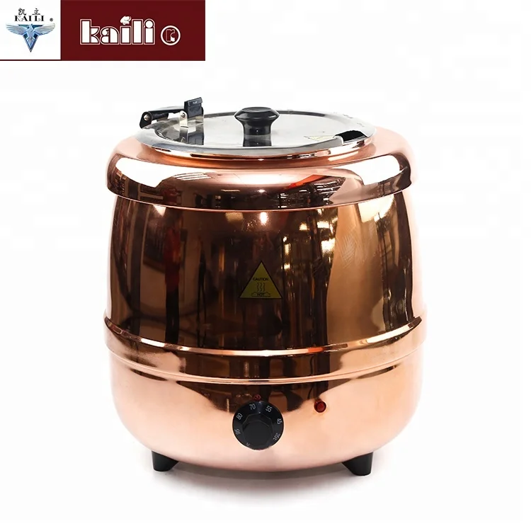 Hotel Restaurant Equipment 10L Buffet Soup Warmer /Electric Soup Pot