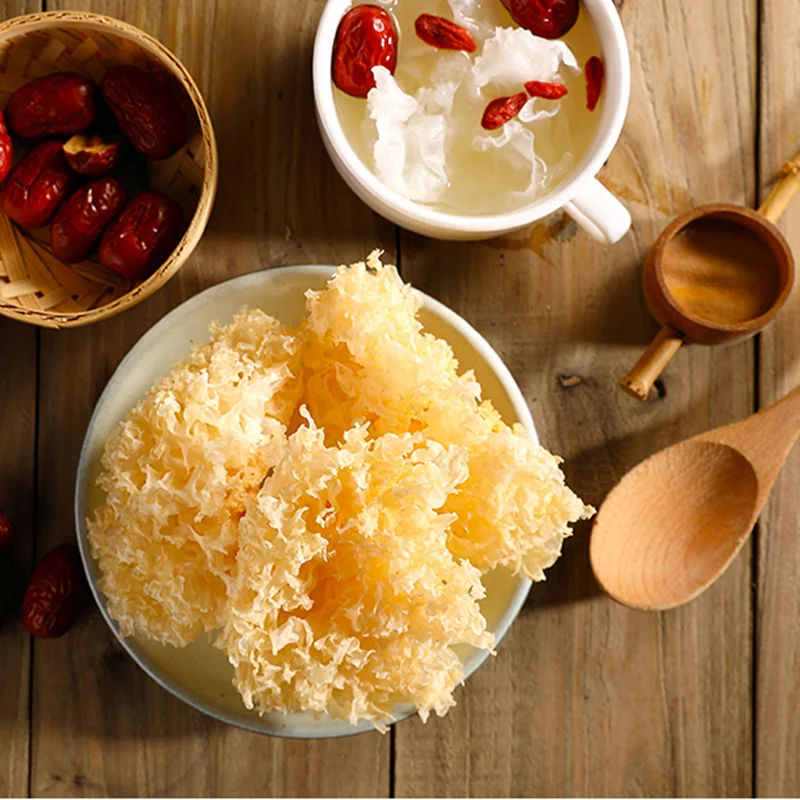 
Edible White Jelly Mushroom Dried Tremella for Sale 