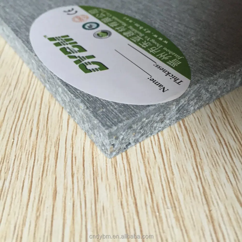 Fireproof Exterior Wall white Dark Gray MgO Board