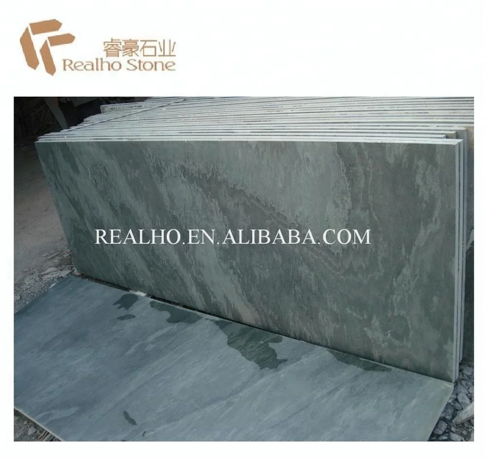 Распродажа натуральных шлифованных черных сланцевых плит