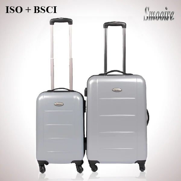 
Full aluminum 100% PC hard plastic travel suitcase GSP Indonesia factory 