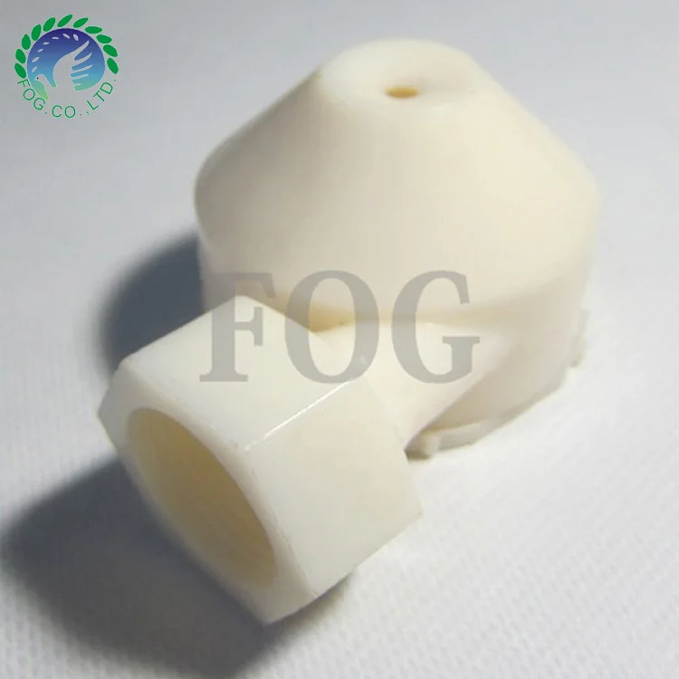 Cooling Tower PVC Plastic Nozzles , Gun Type Spray Nozzle