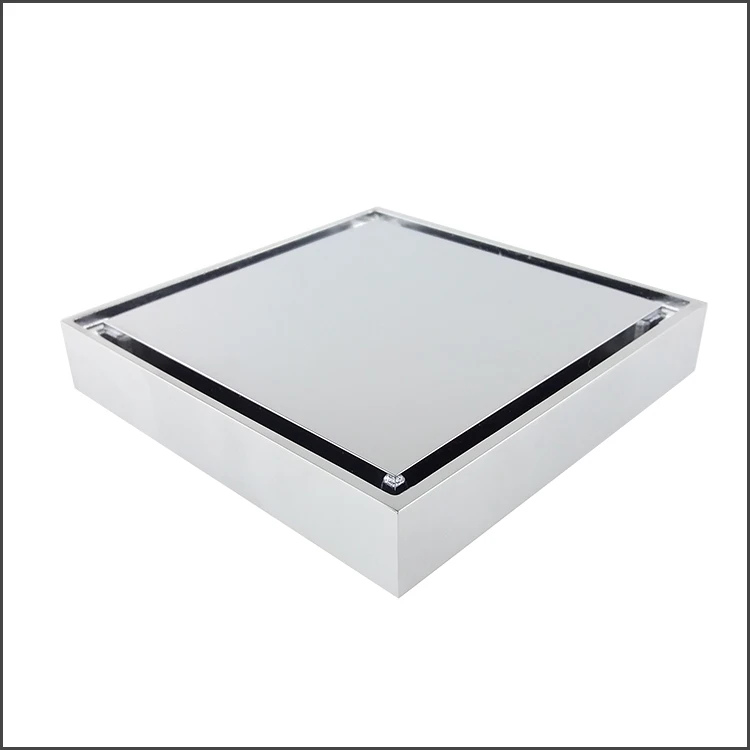 Heavy 4 inch bathroom and toilet conceal tile insert shower floor drain