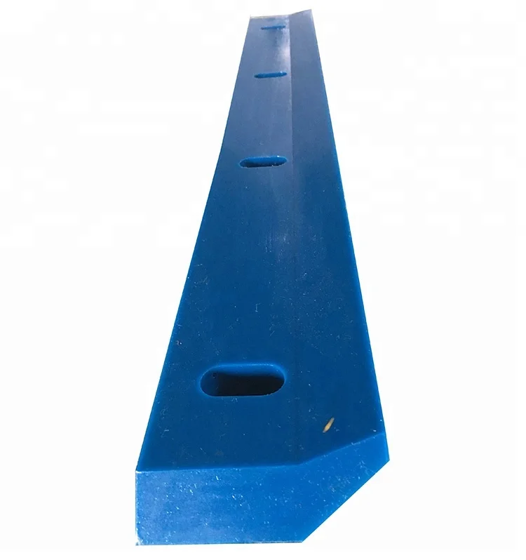 Polyurethane Plow Conveyor Belt Cleaning Blades Poly Urethane Diagonal Plough Blade Vee Plows Tertiary Scrapers