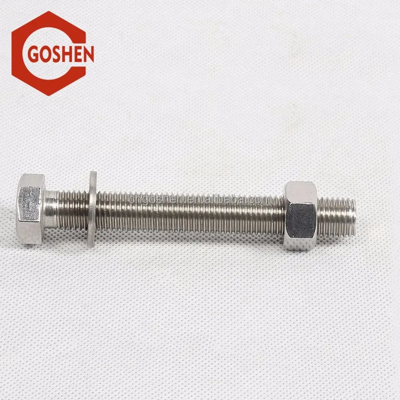 
 A2-70 a4-80 шестигранный болт из нержавеющей стали с гайкой и шайбой  