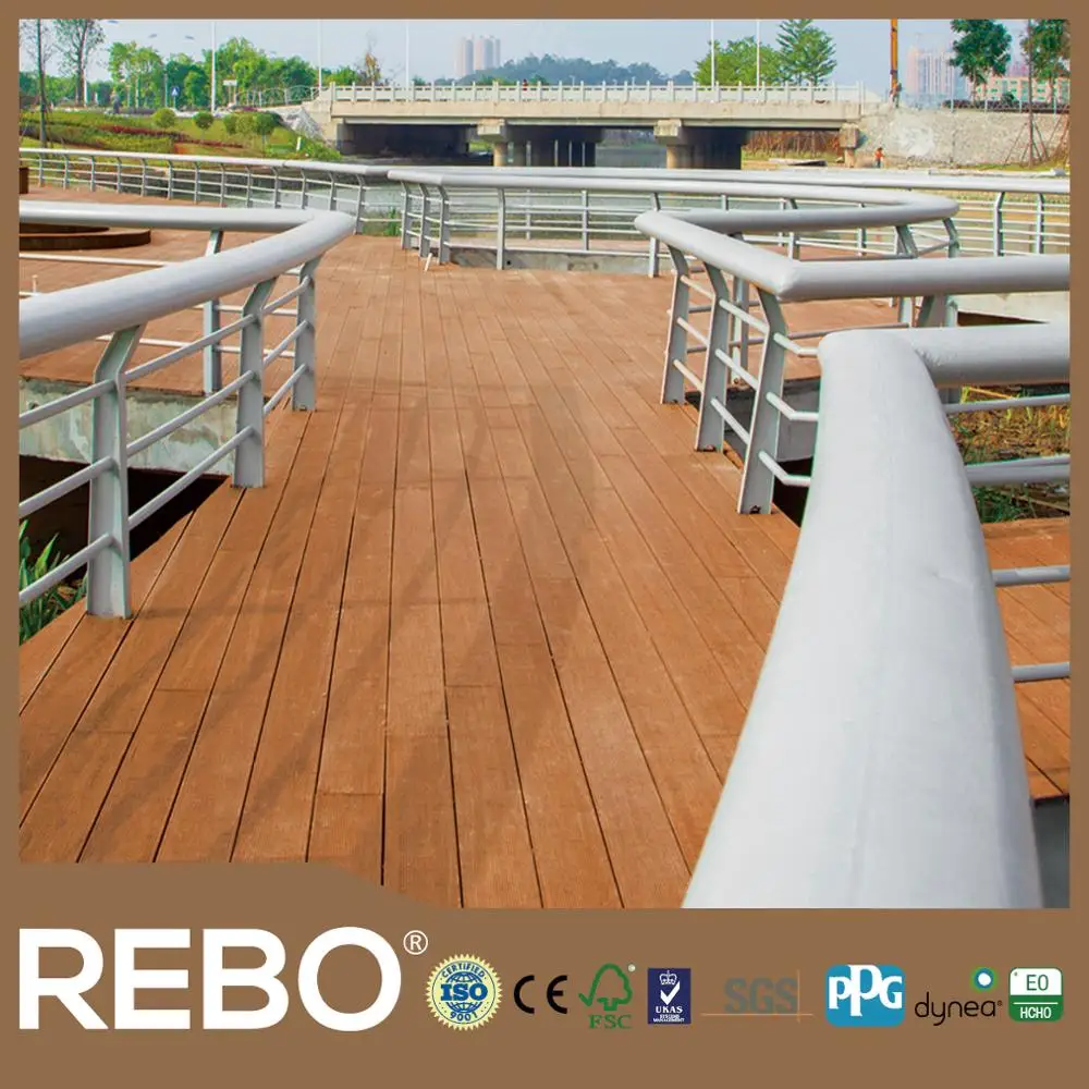 European Standard Garden Outdoor Bamboo Wood Flooring