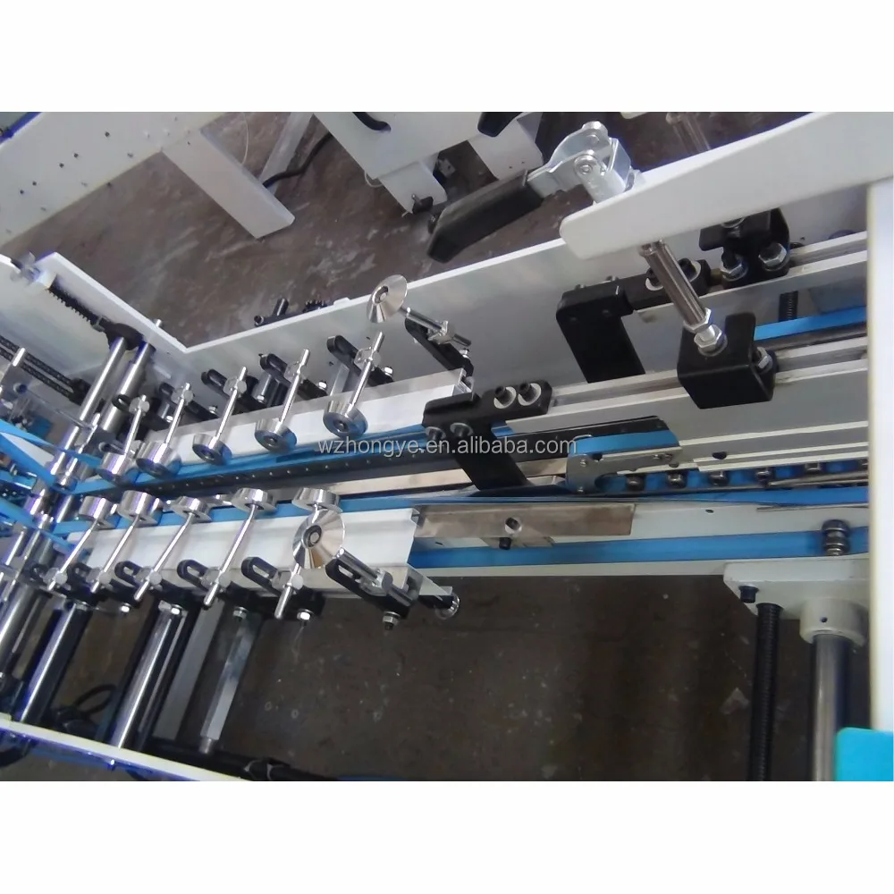 Automatic Crash Lock Bottom Box Folder Gluer Machine ZH-880BFT