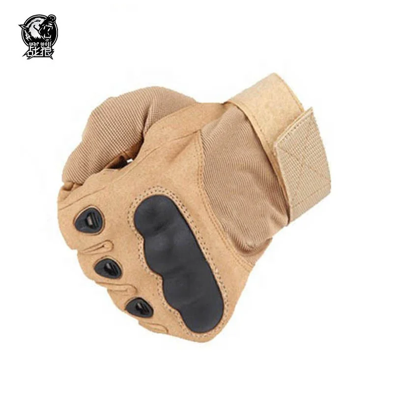 Outdoor Sports Protection Full Finger Tactical Gloves Durable Antiskid Nylon Five-finger gloves
