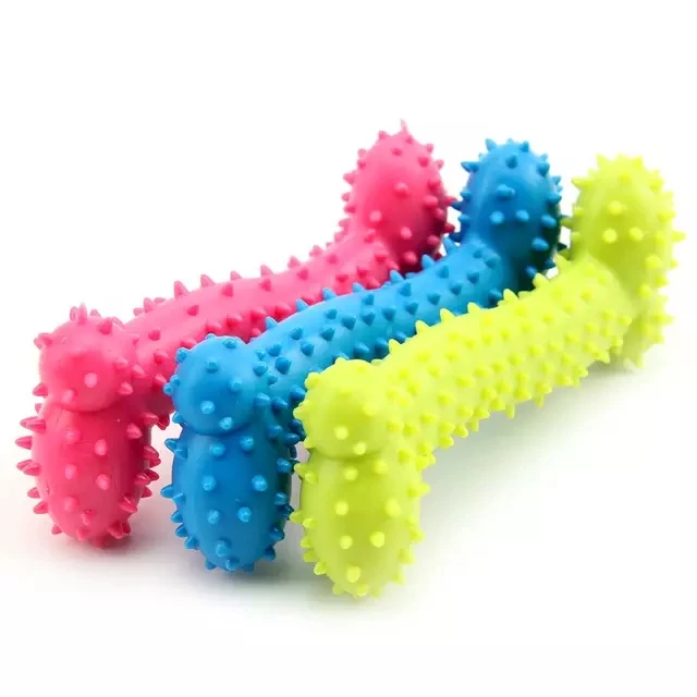 Puppy Dogs Cleaning Chew Training Toys Dog Toy Latex Durable Dog Toy