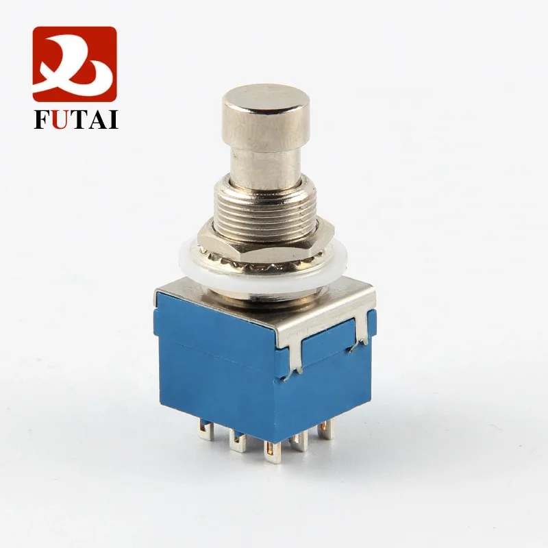 Мягкий сенсорный 3PDT ножной переключатель stompbox переключатель 1.1kgf рабочая сила