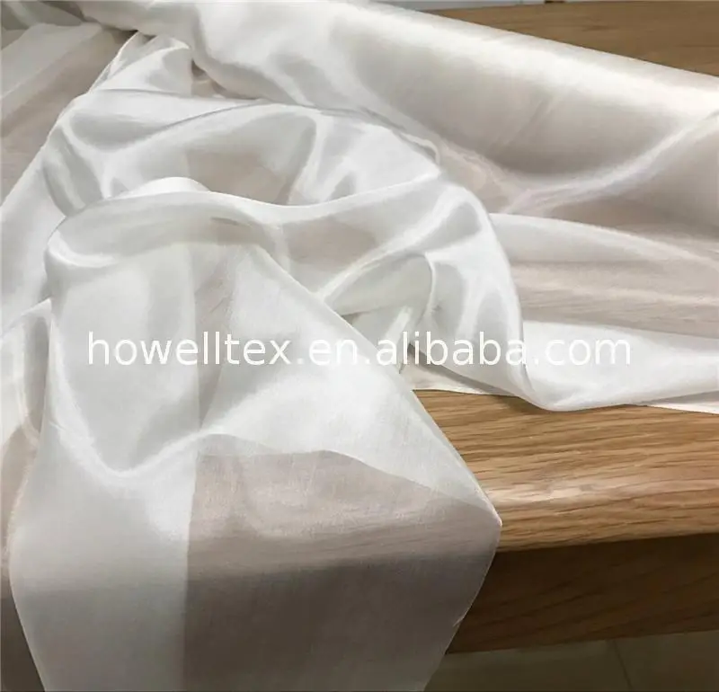 IN STOCK Habotai  Pongee 4.5mm 6mm scarf plain white silk for diy painting scarves hot sale
