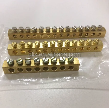 brass connector/terminal block connector/brass electric terminal blocks connector