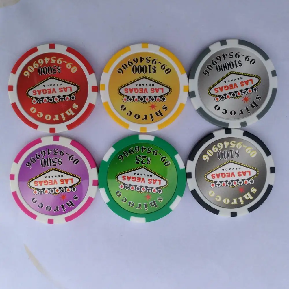 40mm 45mm 50mm 55mm customized casino acrylic material poker chip