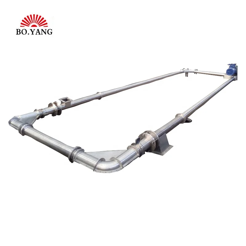 Химический тонкий порошок гранулы материалы Конвейерный кабель диск трубчатые конвейерные