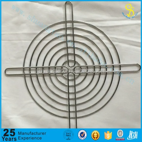 metal handcraft OEM high quality exhaust fan grill/ fan cover/fan guard protector