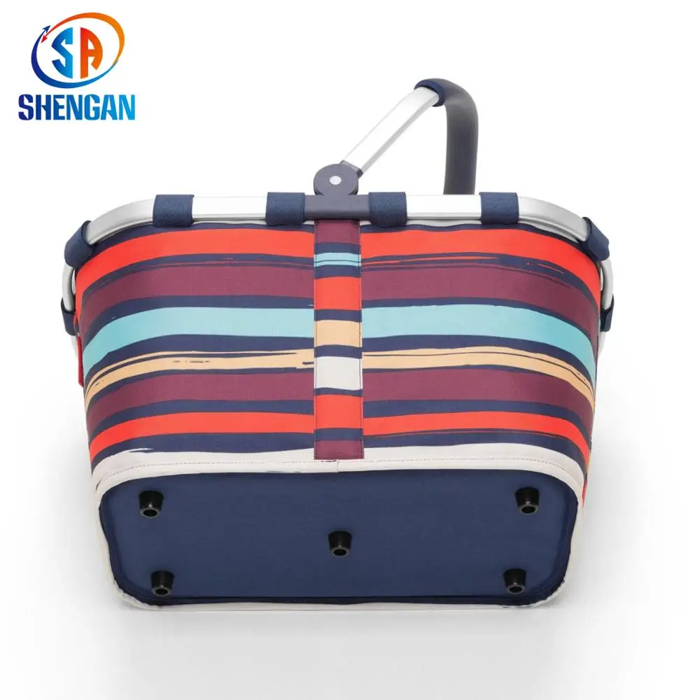 2018 news China Supplier High Quality Shopping basket/ supermarket basket/ folding basket heavy duty