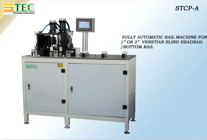 FULLY AUTOMATIC 1' VENETIAN BLIND RAIL CUTTING PUNCHING MACHINE/VENETIAN BLIND MACHINE