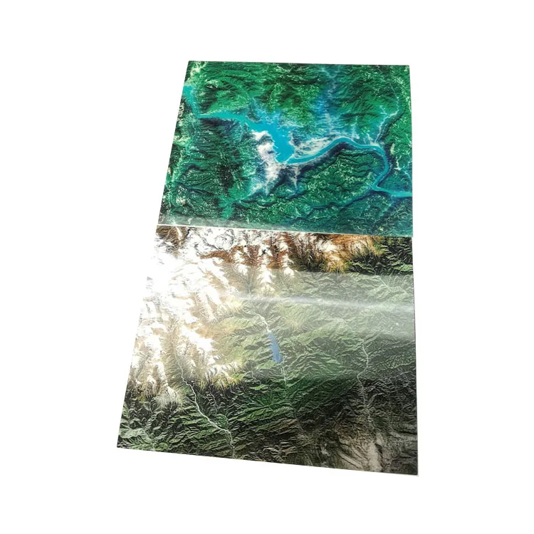 2019 3D lenticular printing holiday decoration and gift film foil lens sheet 75 lpi
