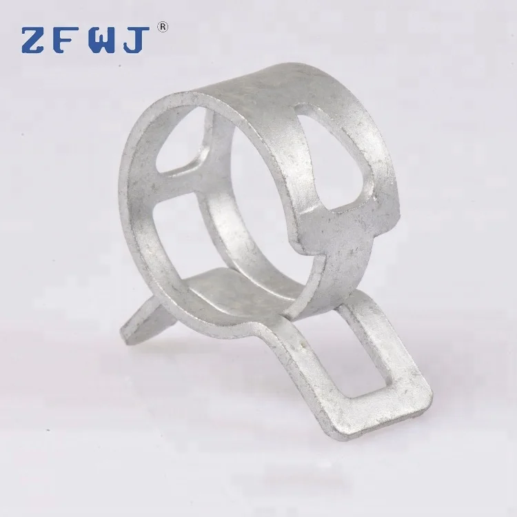 Simple and practical dacromet 10mm plated constant tension spring band hose clamps