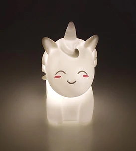 custom hot sale cute cartoon toy unicorn string led night light for kids room unicorn light