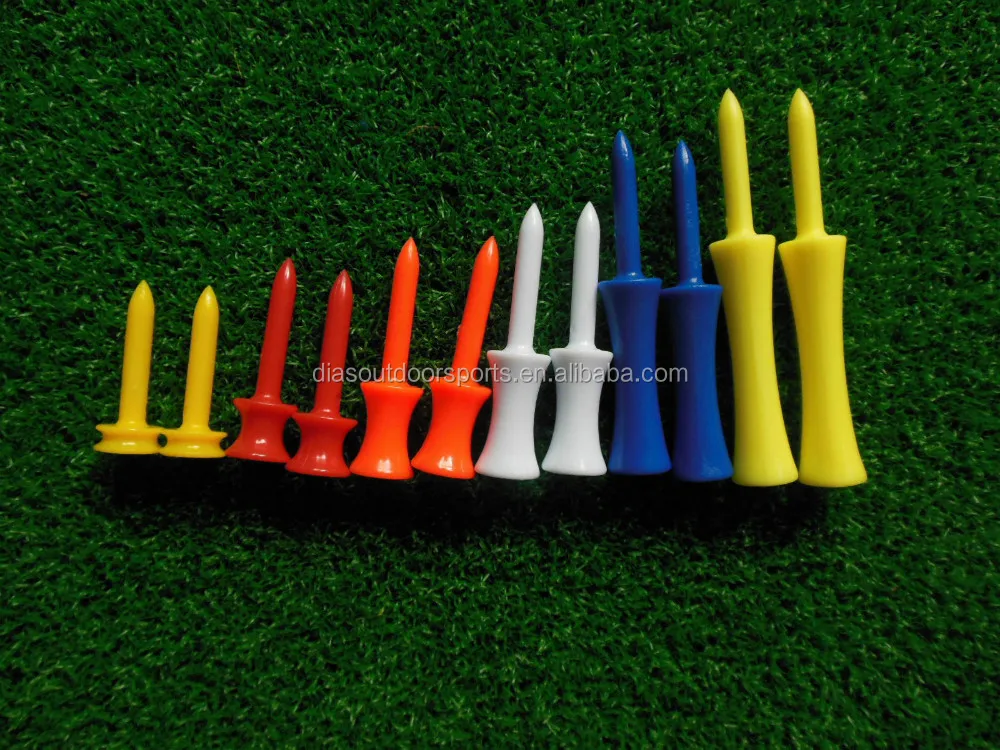 41mm short castle plastic golf tees