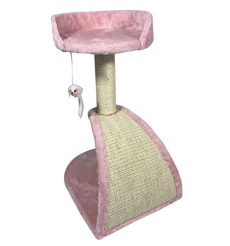 
Pet Activity Center Lovely Pink Hanging Toy Cat Tree Scratcher, Cat Climbing Tree 