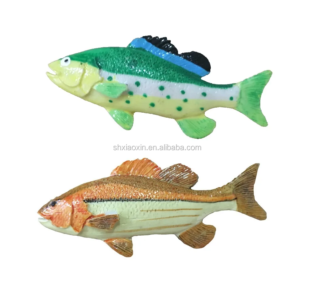 Fish Shape 3D Polyresin Fridge Magnet