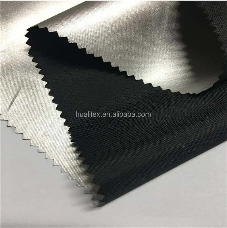 Затемняющие шторы 210D с серебряным покрытием, ткань Оксфорд из полиэстера