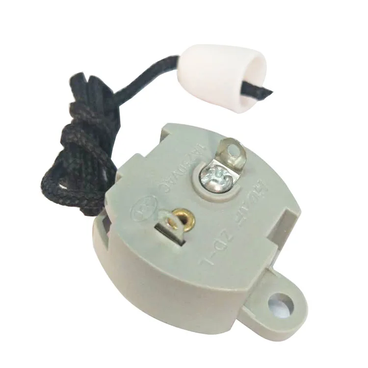 On off 1A~250V 1 position Wall exhaust fan switches with pull-cord