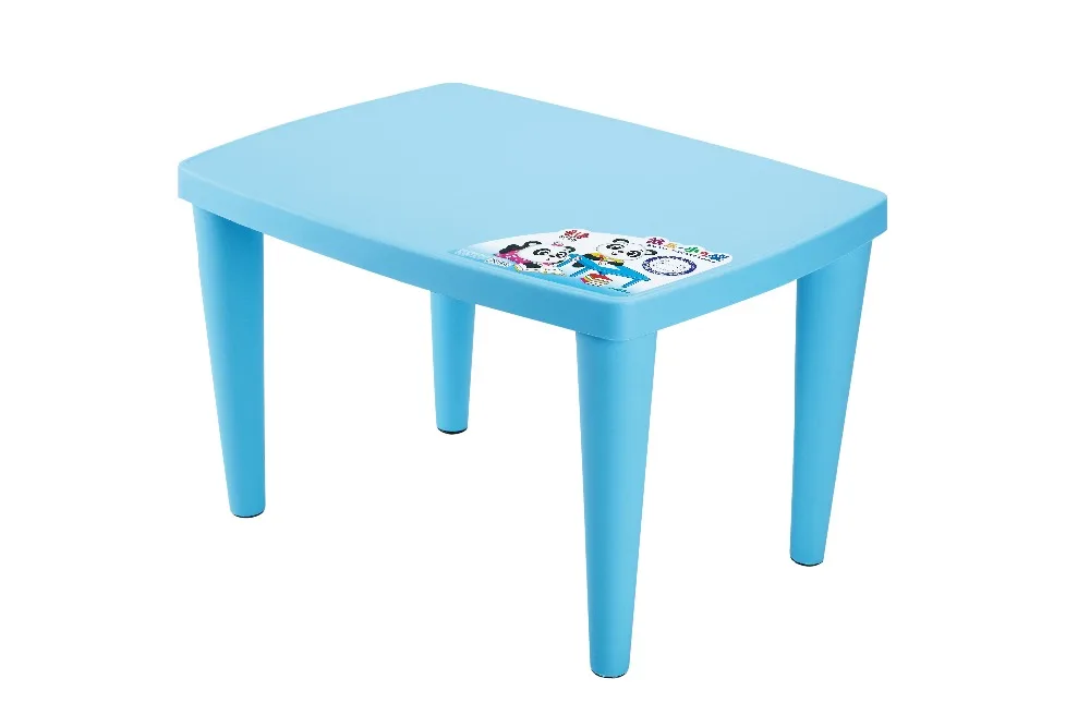 Домашняя мебель домашний стол 77x55x49 см экологически чистый маленький квадратный прямоугольный пластиковый детский красочный учебный