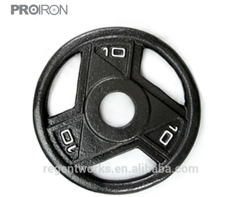 10lb чугунные олимпийский пластин чугун вес подъемные платформы ручка стиль