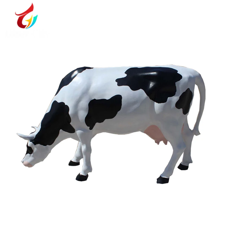 High Emulational Life size Polyresin Cow Statue