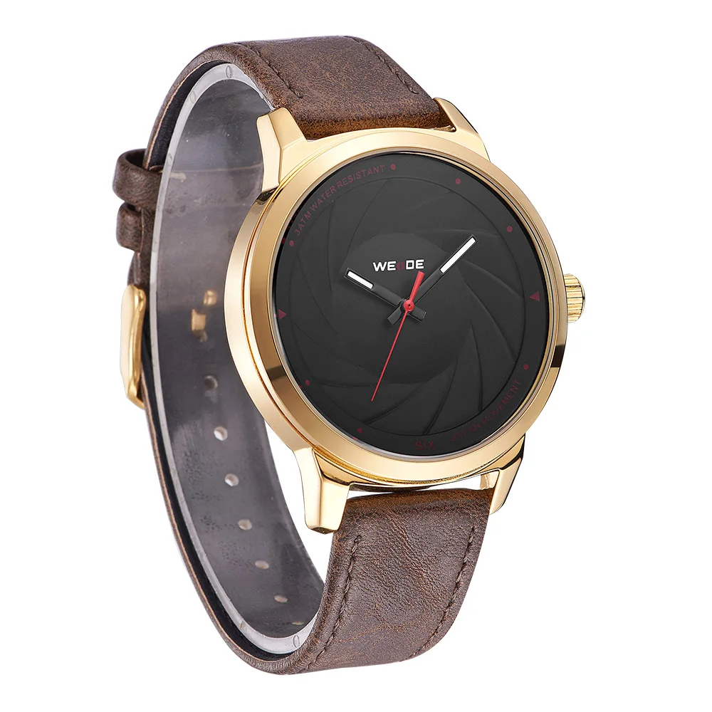 
WEIDE WD005G-1C 2018 Newest Gold China Original Design For Men New Year Gift Teenage Fashion watches 