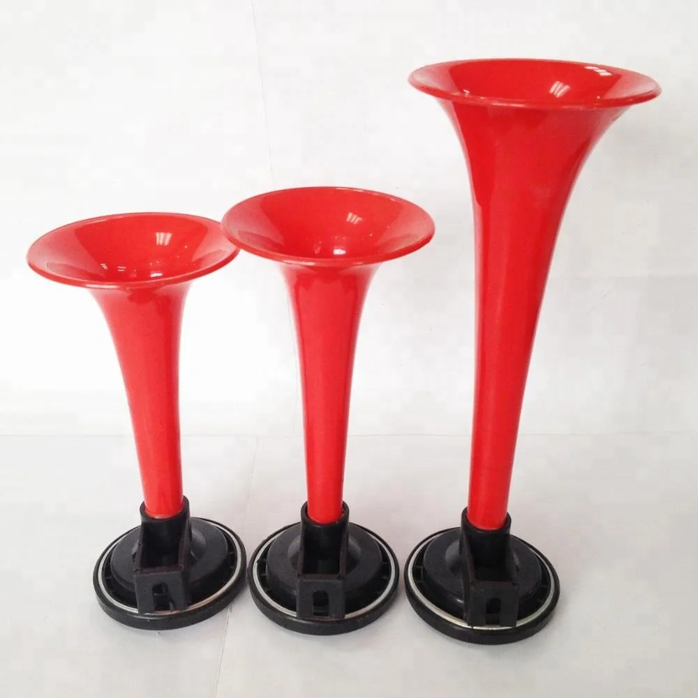 Triple trumpets air horn with compressor for cars