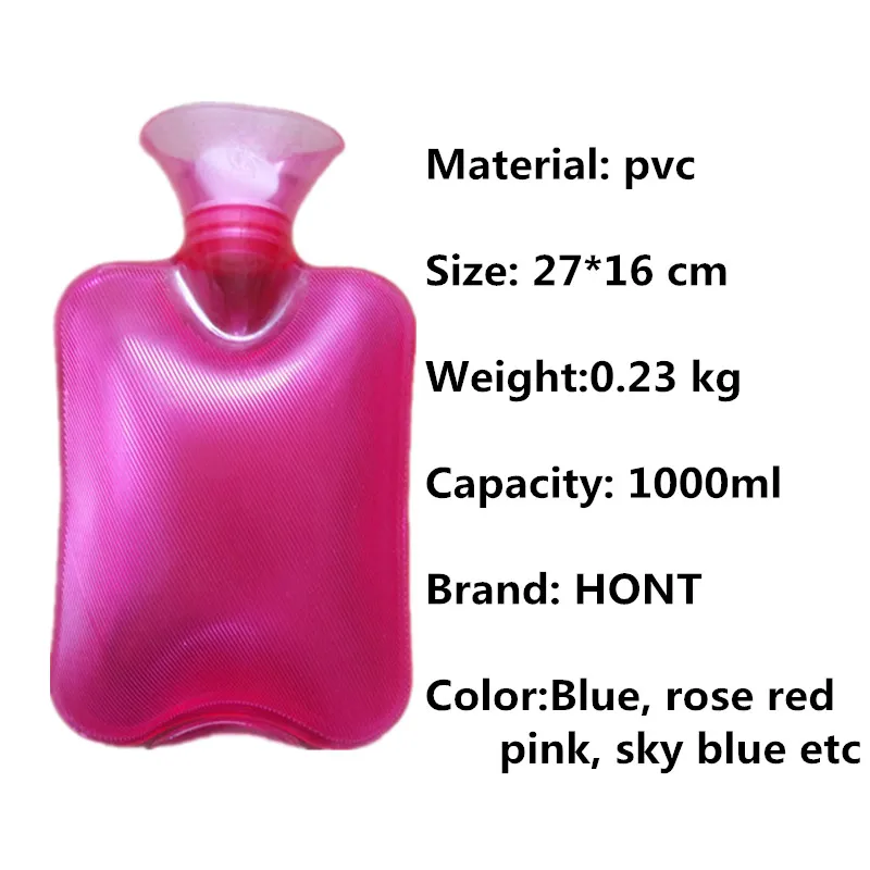 
1L pvc mini hot water bottle 
