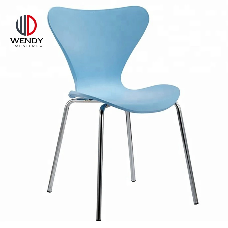 Wholesale restaurant office plastic chair metal legs for high quality