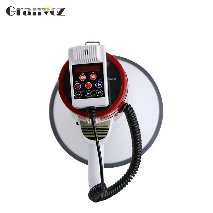 Полицейский Мегафон для патрулирования с записью и поддержкой USB высокомощный МегаФон