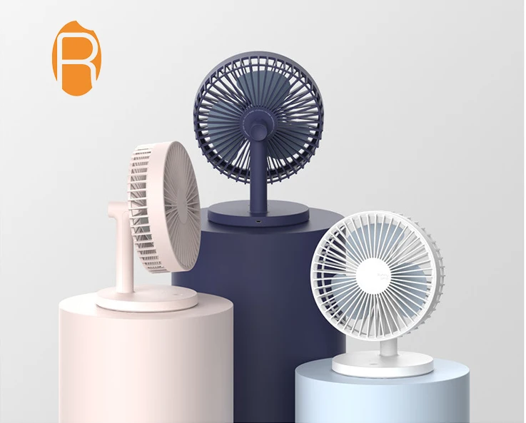 Promotion Office Mute Desktop Fan portable Rechargeable Desk Fan