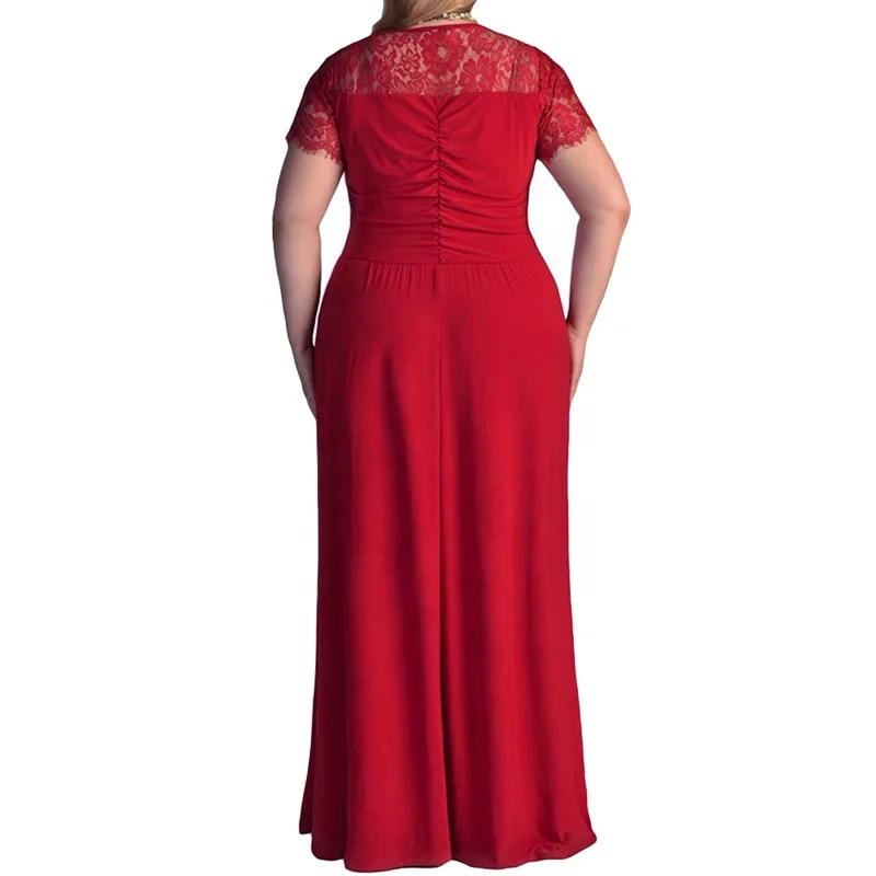 2024  new fashion mature ladies women v neck evening sexy maxi dress for pregnant women cheap OEM